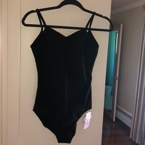Sansha camisole leotard princess seams mid cut NWT